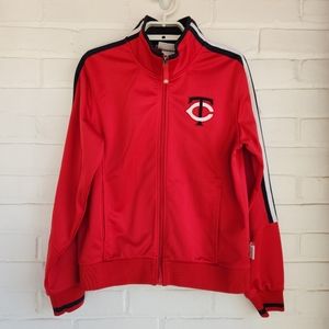 Women's Minnesota Twins Jacket Therma Base Red Authentic MLB Collection Sz M